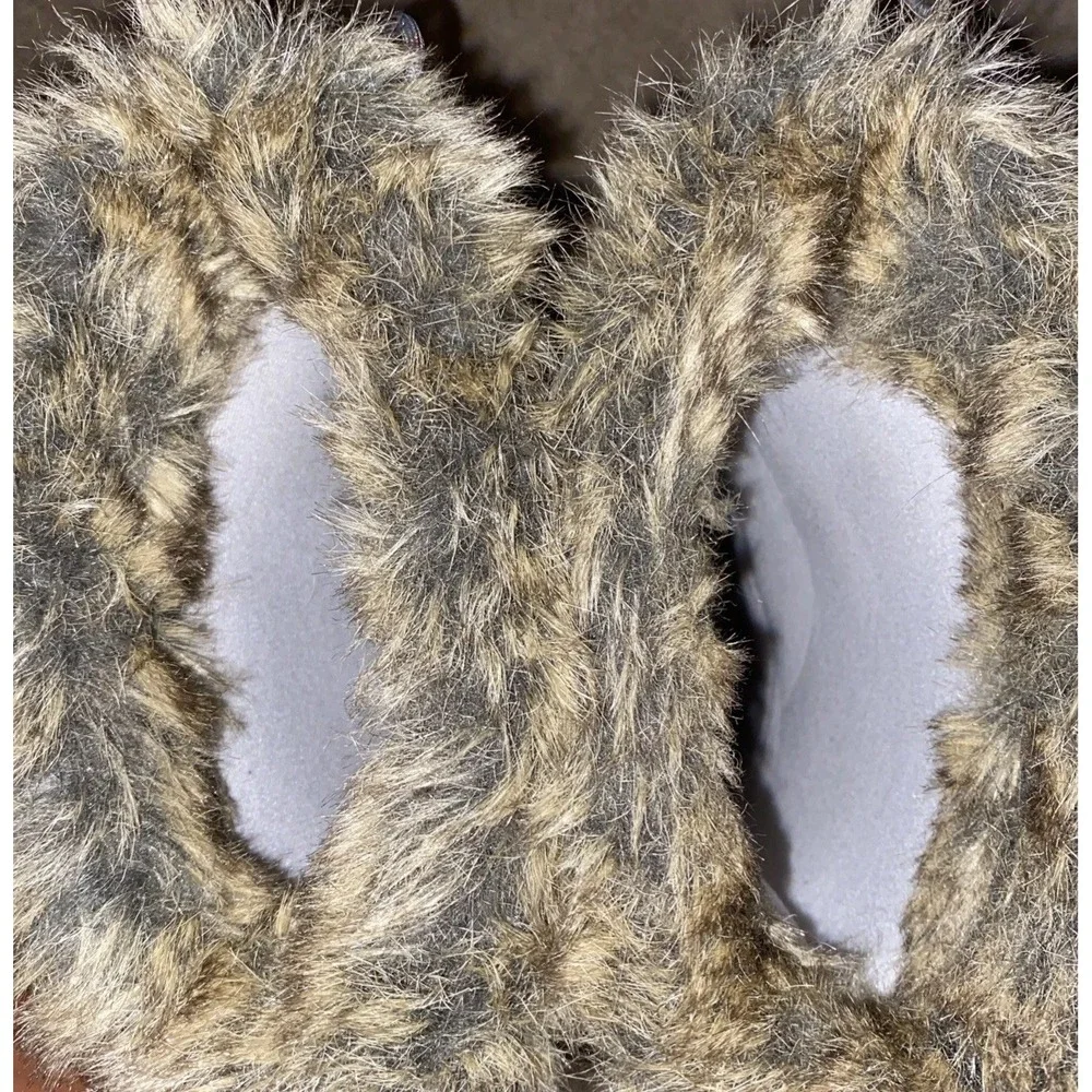 LL Bean Boots Carrabassett Fur Lace-Up Knee High Winter Snow Womens 6.5 Winter‎